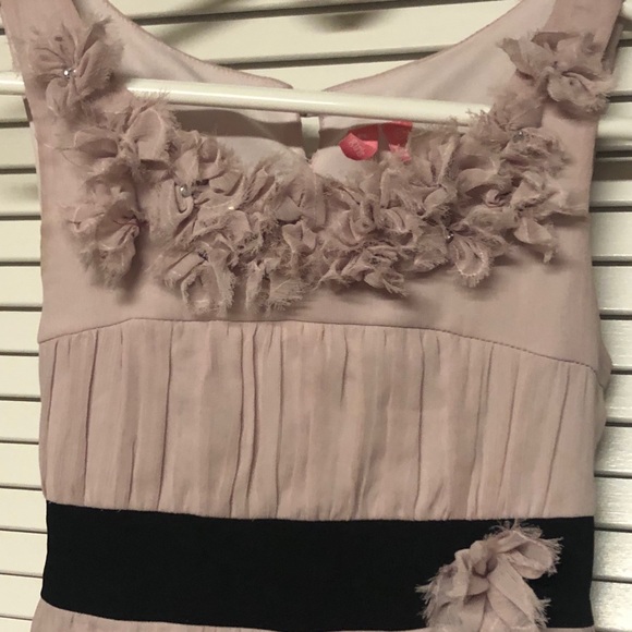 HYPE Dusty Pink Dress Girls Party Tier MIDI 12 - Picture 2 of 5